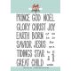 Neat & Tangled - Christmas Journaling - Clear Stamps 6x8